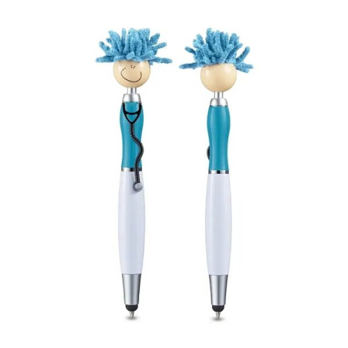 MopToppers Screen Cleaner With Stethoscope Stylus Pen