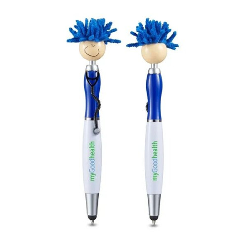 MopToppers Screen Cleaner With Stethoscope Stylus Pen