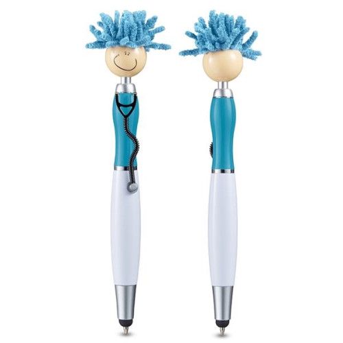 MopToppers Screen Cleaner With Stethoscope Stylus Pen