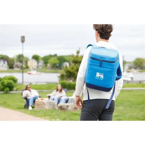 Igloo® Day Chiller Recycled Poly Backpack 24 Can Soft Cooler