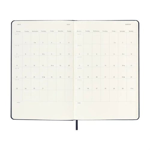 Moleskine® Hard Cover Large 12-Month Daily 2026 Planner