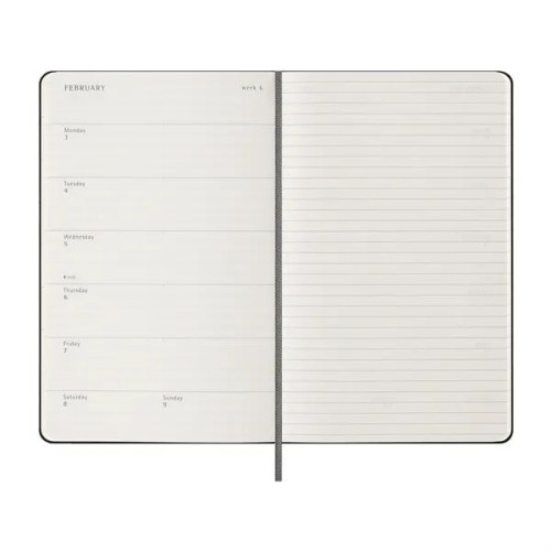 Moleskine® Hard Cover Large 12-Month Weekly 2026 Planner