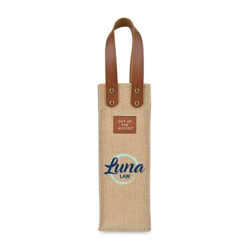 Out of The Woods® Jute Wine Tote