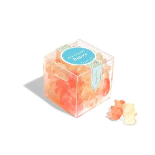 Sugarfina Champagne Bears Candy Cube Gift Bag