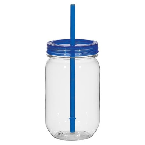 25 Oz. Tritan Mason Jar With Matching Straw
