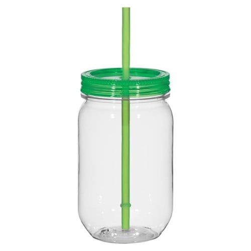 25 Oz. Tritan Mason Jar With Matching Straw