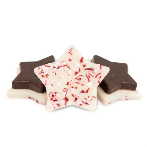 Tote Box with Peppermint Bark Shapes