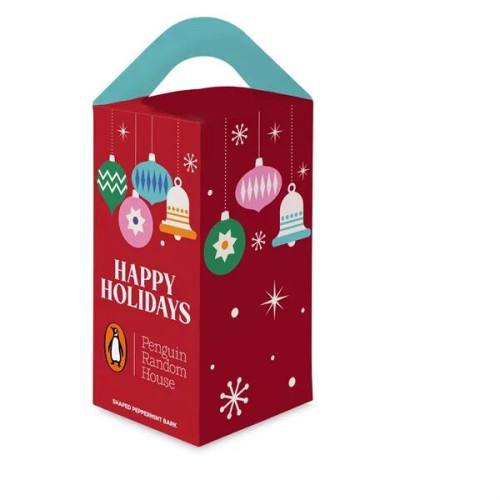 Tote Box with Peppermint Bark Shapes