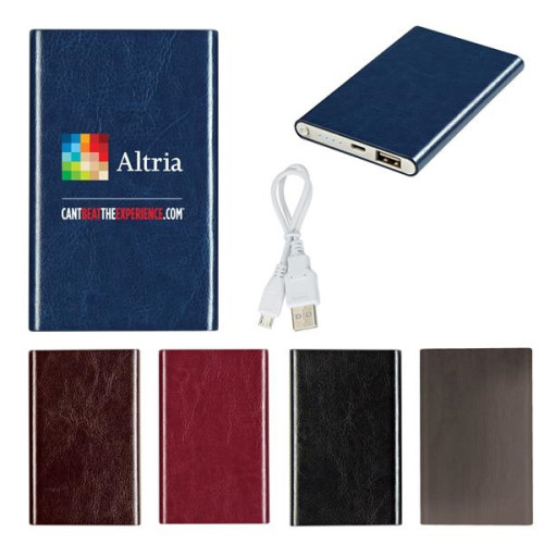 Leatherette Slim Power Bank