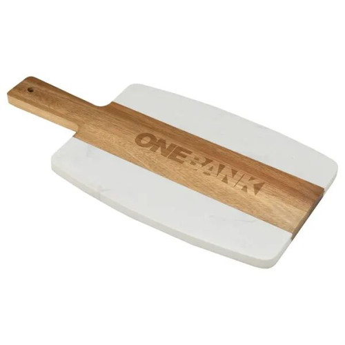 Acacia & Marble Cutting Board