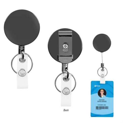 Steel Retractable Badge Holder