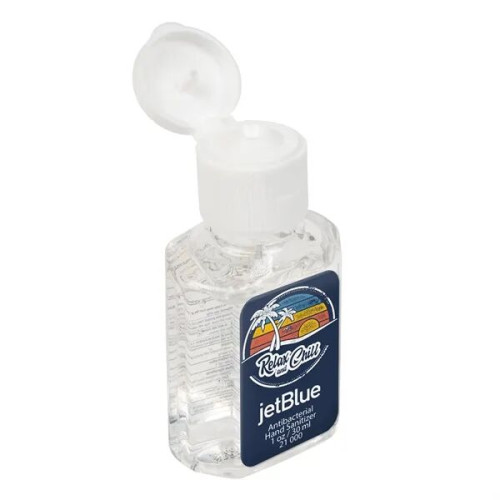 Hand Sanitizer 1 oz Square Bottle