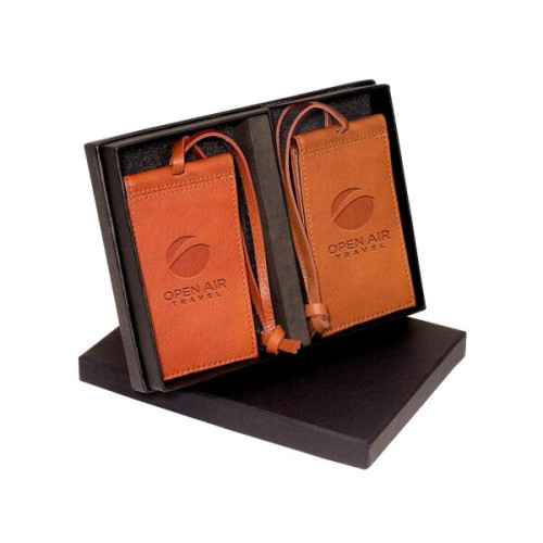 Leeman Voyager Barclay Magnetic Luggage Tag Set