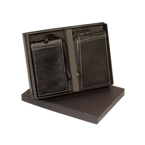 Leeman Voyager Barclay Magnetic Luggage Tag Set