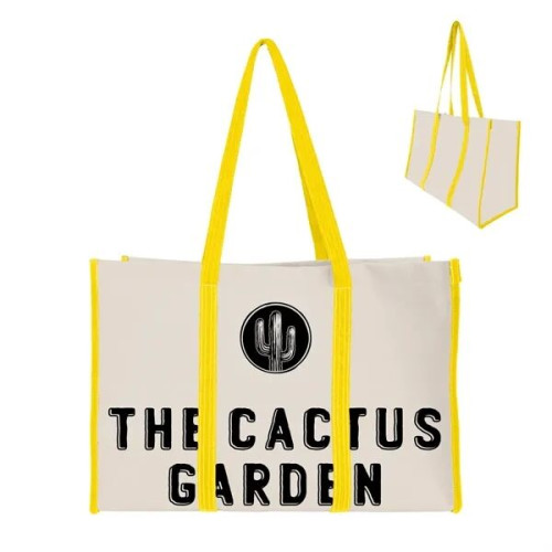 Recycled Canvas Wrap Around Tote Bag