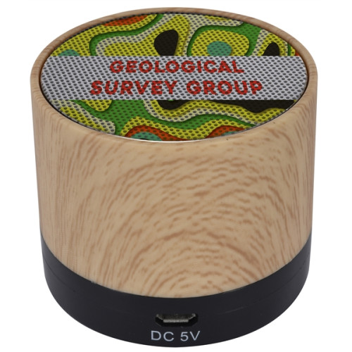 ALLEGRO WOOD GRAIN WIRELESS SPEAKER