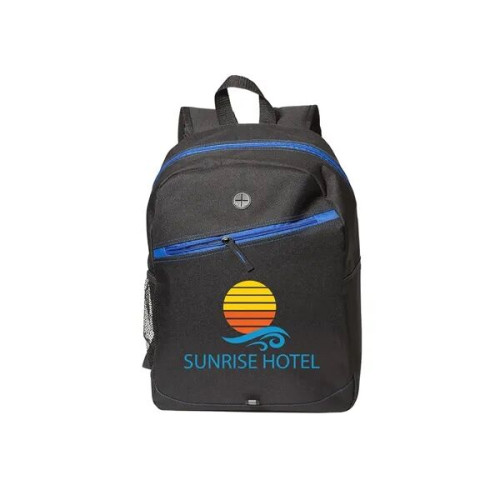 Front Zipper Color Laptop Backpack