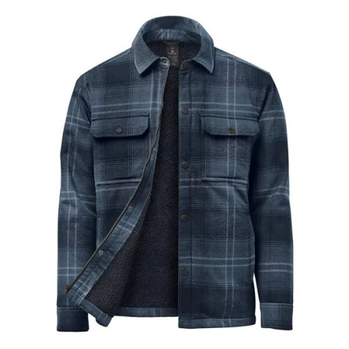 Men's Highland Sherpa Lined Plaid Jacket