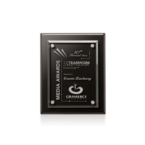 Caledon Plaque - Black/Silver
