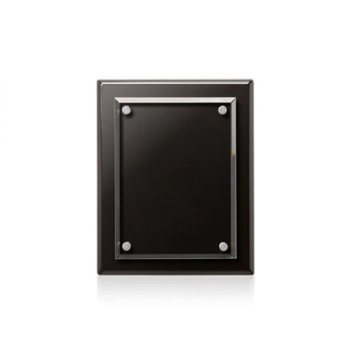 Caledon Plaque - Black/Silver