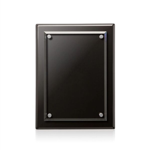 Caledon Plaque - Black/Silver
