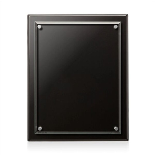 Caledon Plaque - Black/Silver
