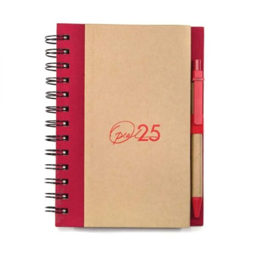 Spiral Bound Notebook & Harvest Pen