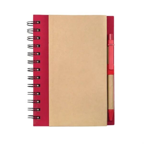 Spiral Bound Notebook & Harvest Pen