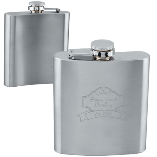 6 oz Stainless Steel Flask