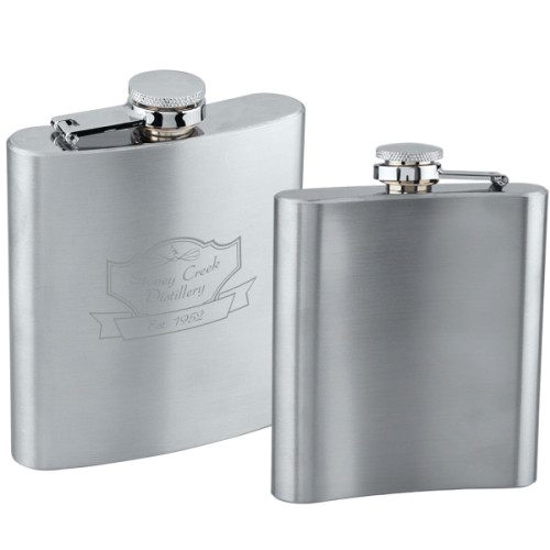 6 oz Stainless Steel Flask