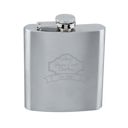 6 oz Stainless Steel Flask