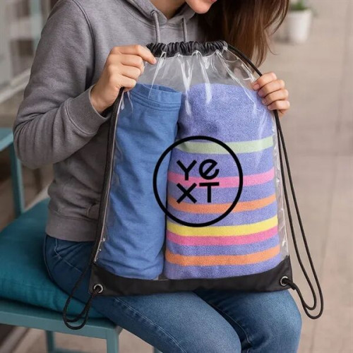 Transparent Drawstring Bag