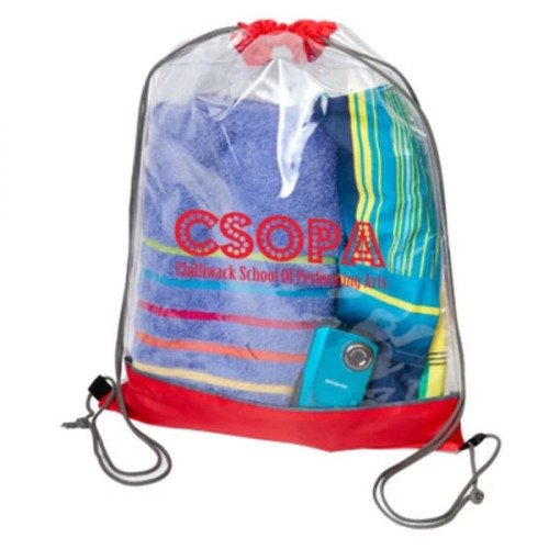 Transparent Drawstring Bag