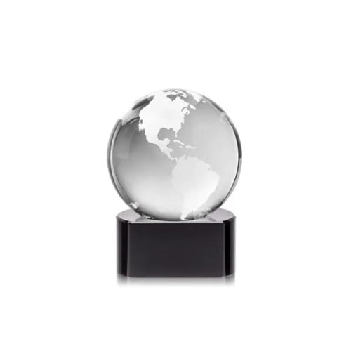 Globe Award on Paragon Base - Black