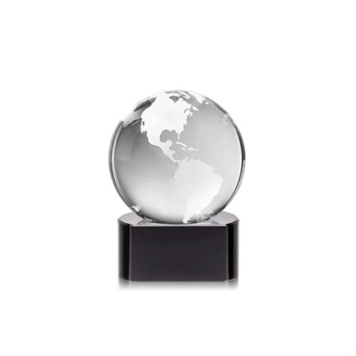 Globe Award on Paragon Base - Black