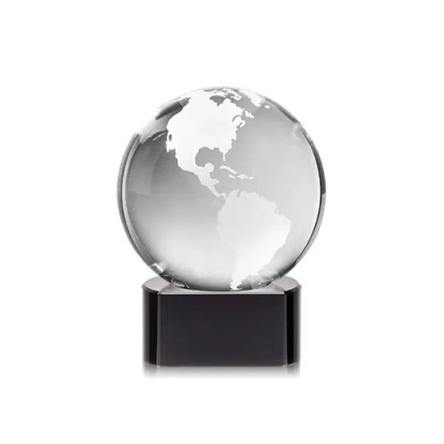 Globe Award on Paragon Base - Black
