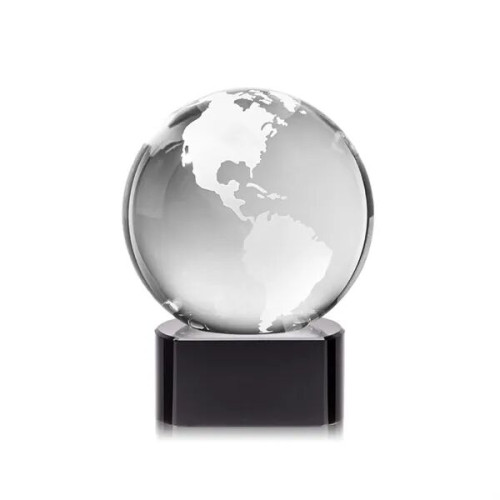 Globe Award on Paragon Base - Black
