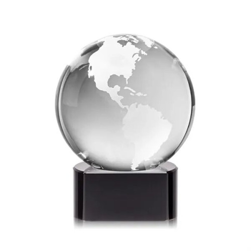 Globe Award on Paragon Base - Black