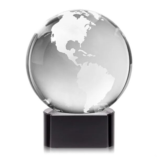 Globe Award on Paragon Base - Black