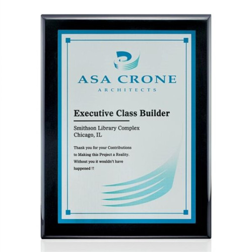 Oakleigh/AstroSub Plaque - Black/Silver