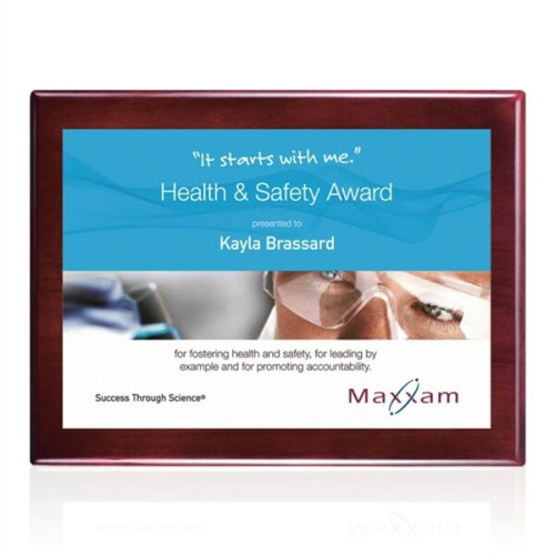 Oakleigh/AstroSub Plaque - Rosewood/White