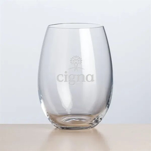 Carlita Stemless Wine - Deep Etch