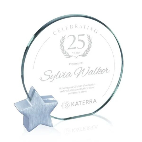 Verdunn Award - Jade/Chrome Star