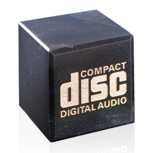 Marble Cube Award - Black