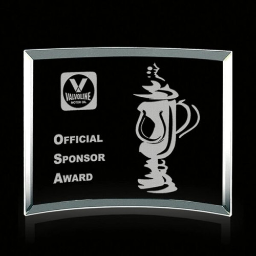 Curved Bevel Award - Jade