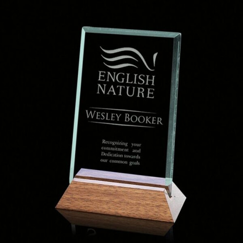 Esten Award - Jade/Walnut