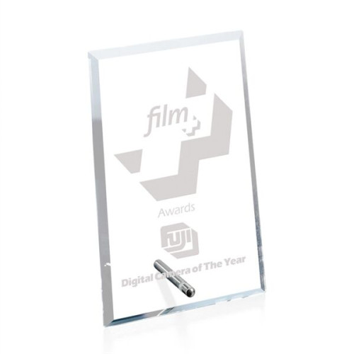Windsor Rectangle Vertical Award - Chrome