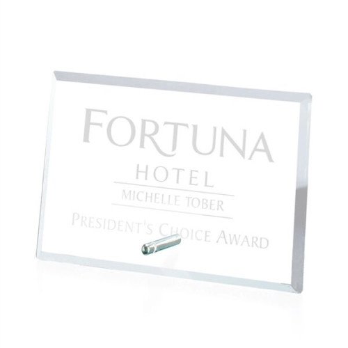 Windsor Rectangle Horizontal Award - Chrome