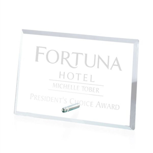 Windsor Rectangle Horizontal Award - Chrome