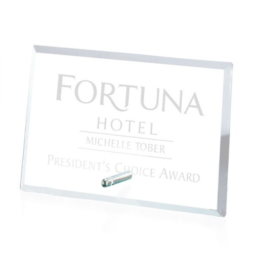 Windsor Rectangle Horizontal Award - Chrome